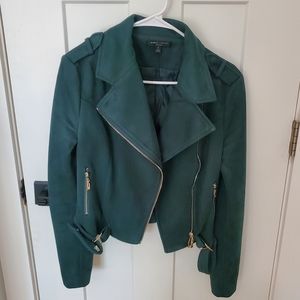 suede moto jacket
